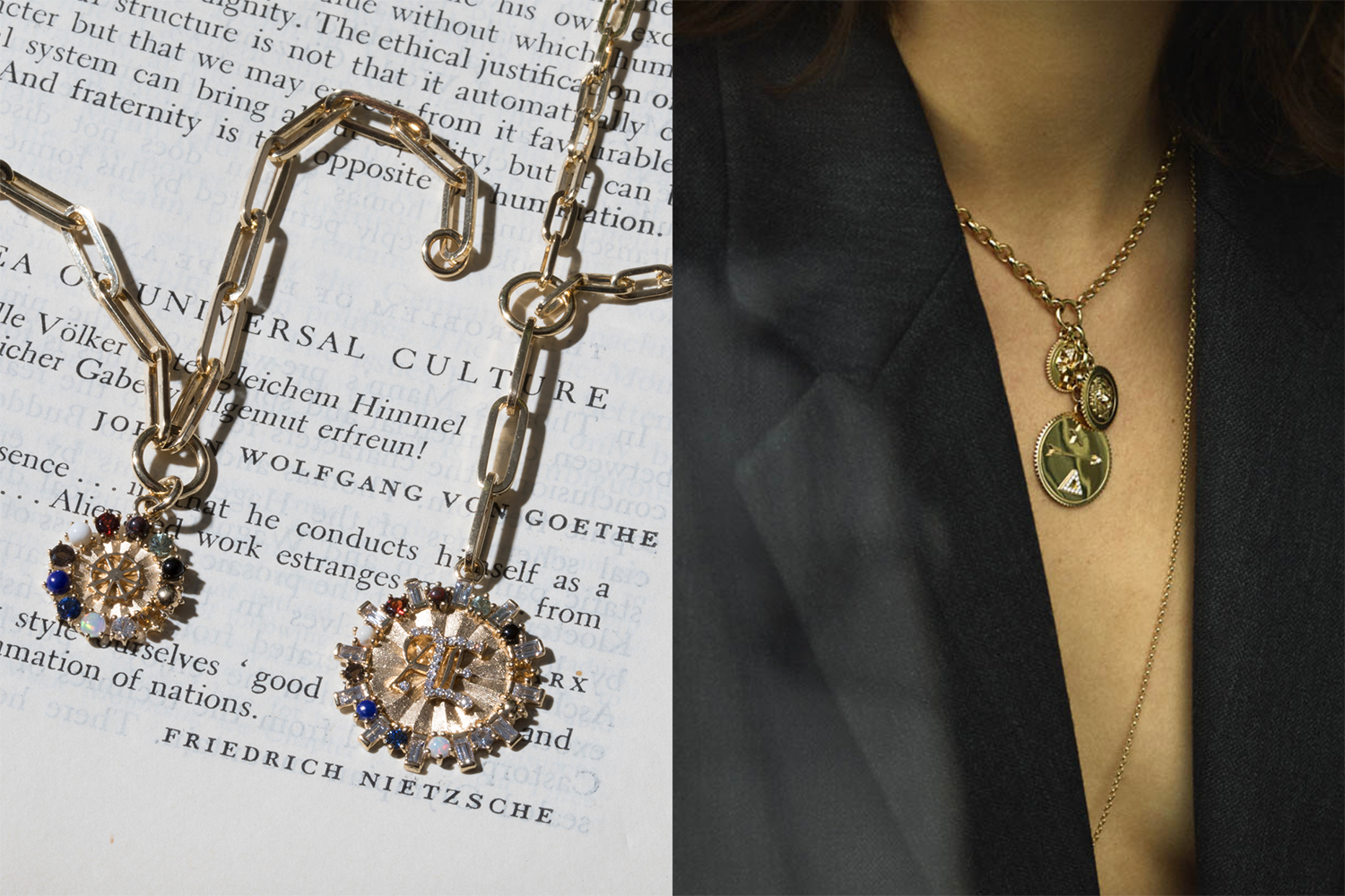 Louis Vuitton Gold and Rose Quartz Bag Charm, Contemporary Jewelry, Bracelet