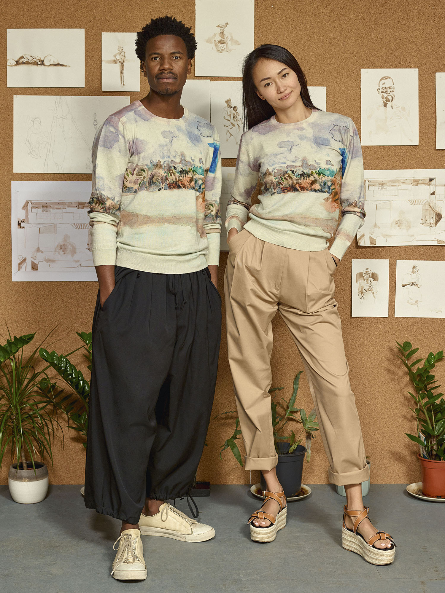 The visionary collaboration creating unique sweaters to promote diversity in art