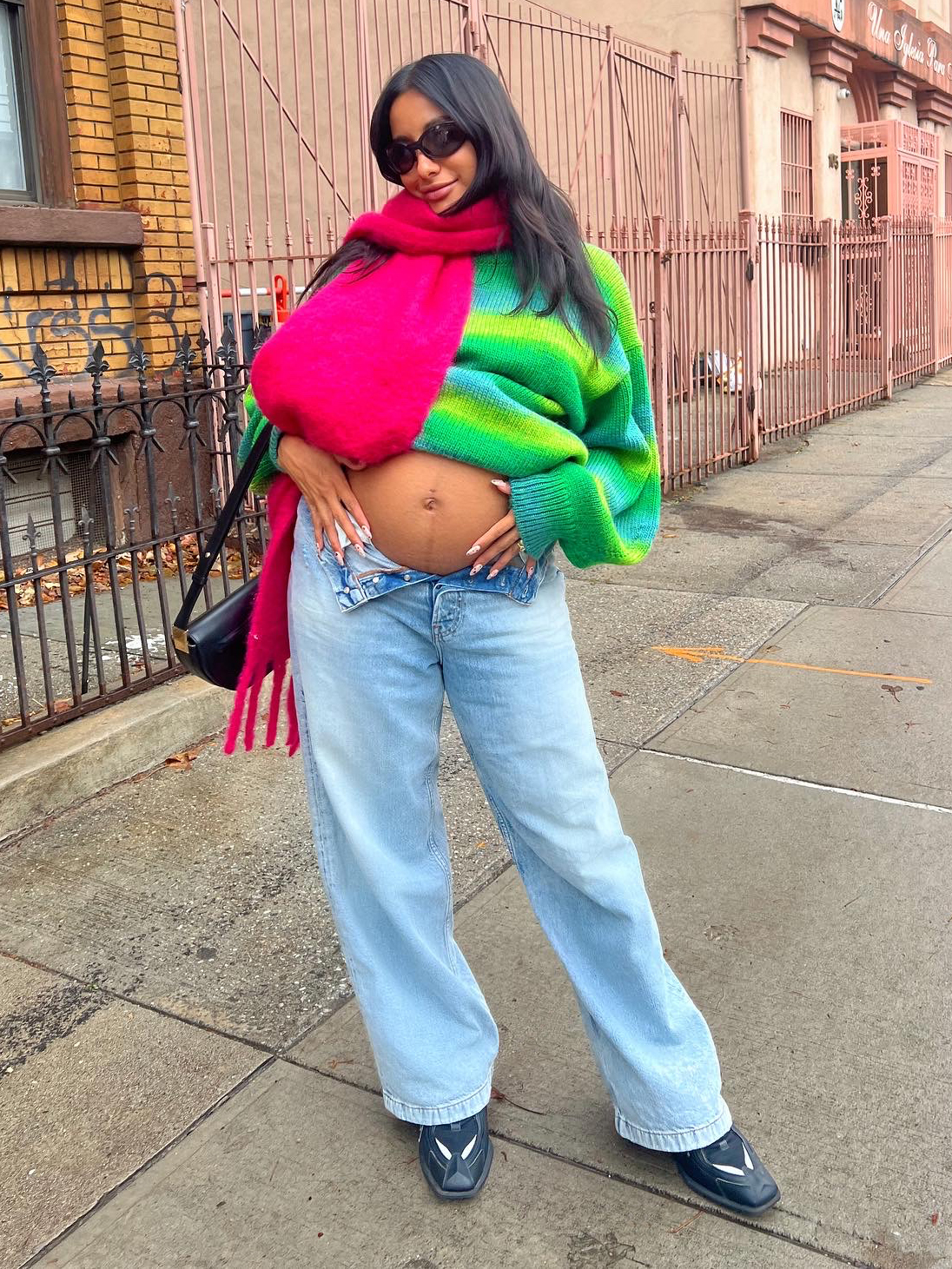 Cream Maternity Fashion in Fall - NYC WOMAN