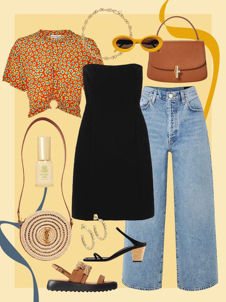 spring outfit inspo / simple outfit inspo / 90s jeans / low waisted jeans /  slick bun / clean girl