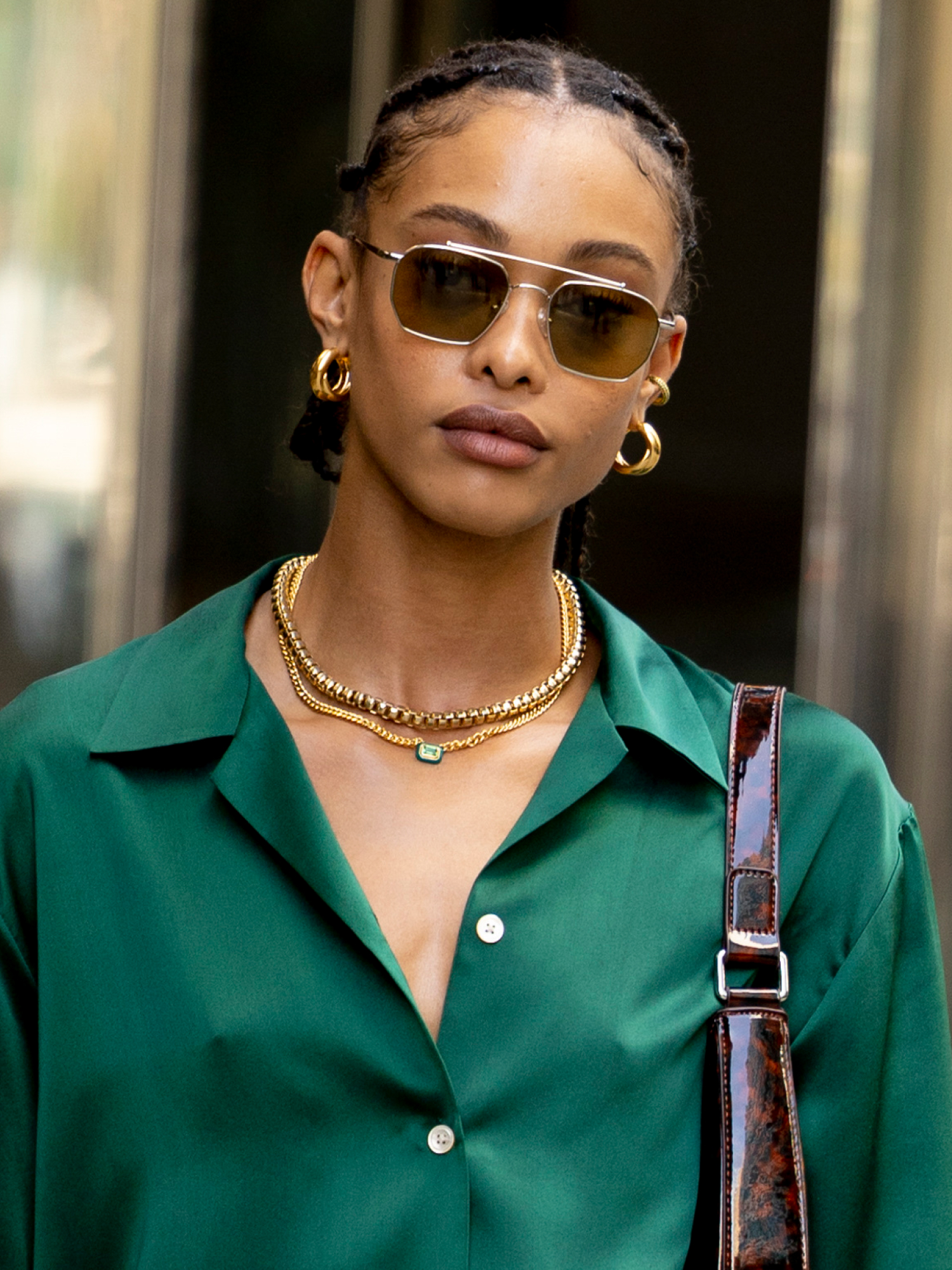 Layered necklace trend style