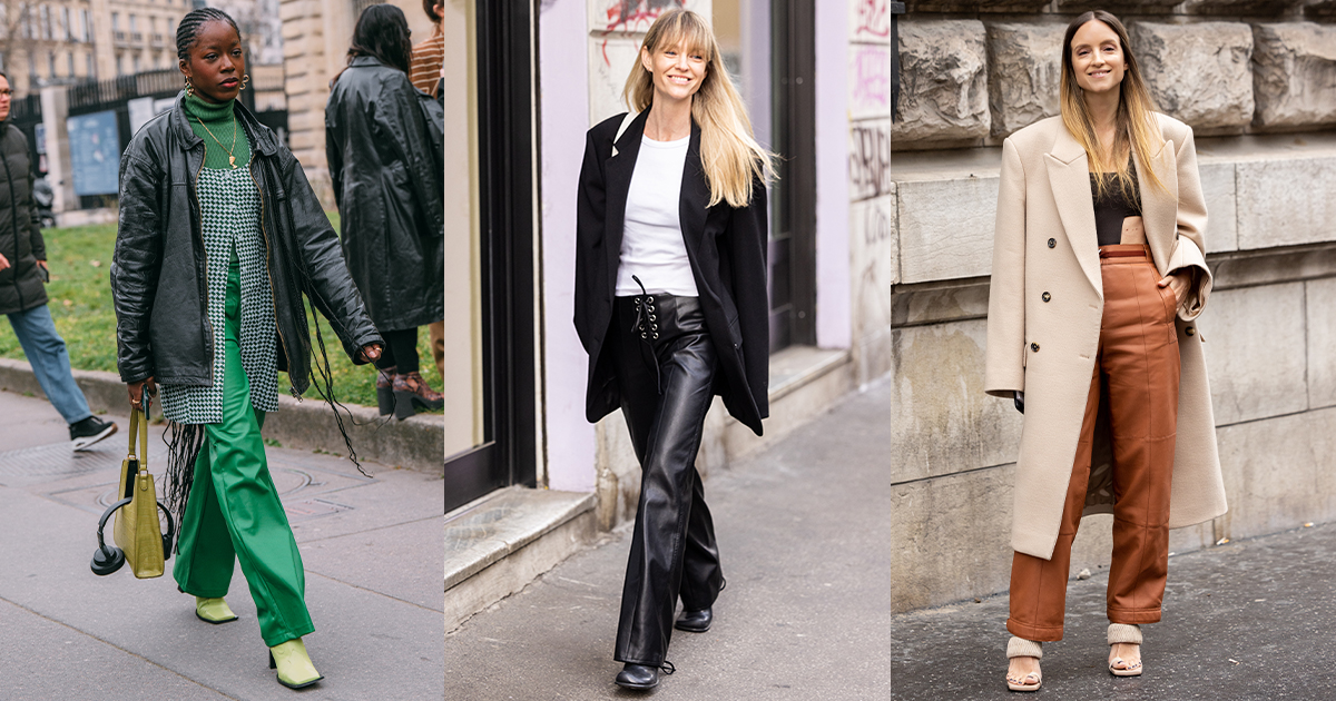 How to Wear Leather Pants 2023: Stylist-Approved Leather Pants Outfits