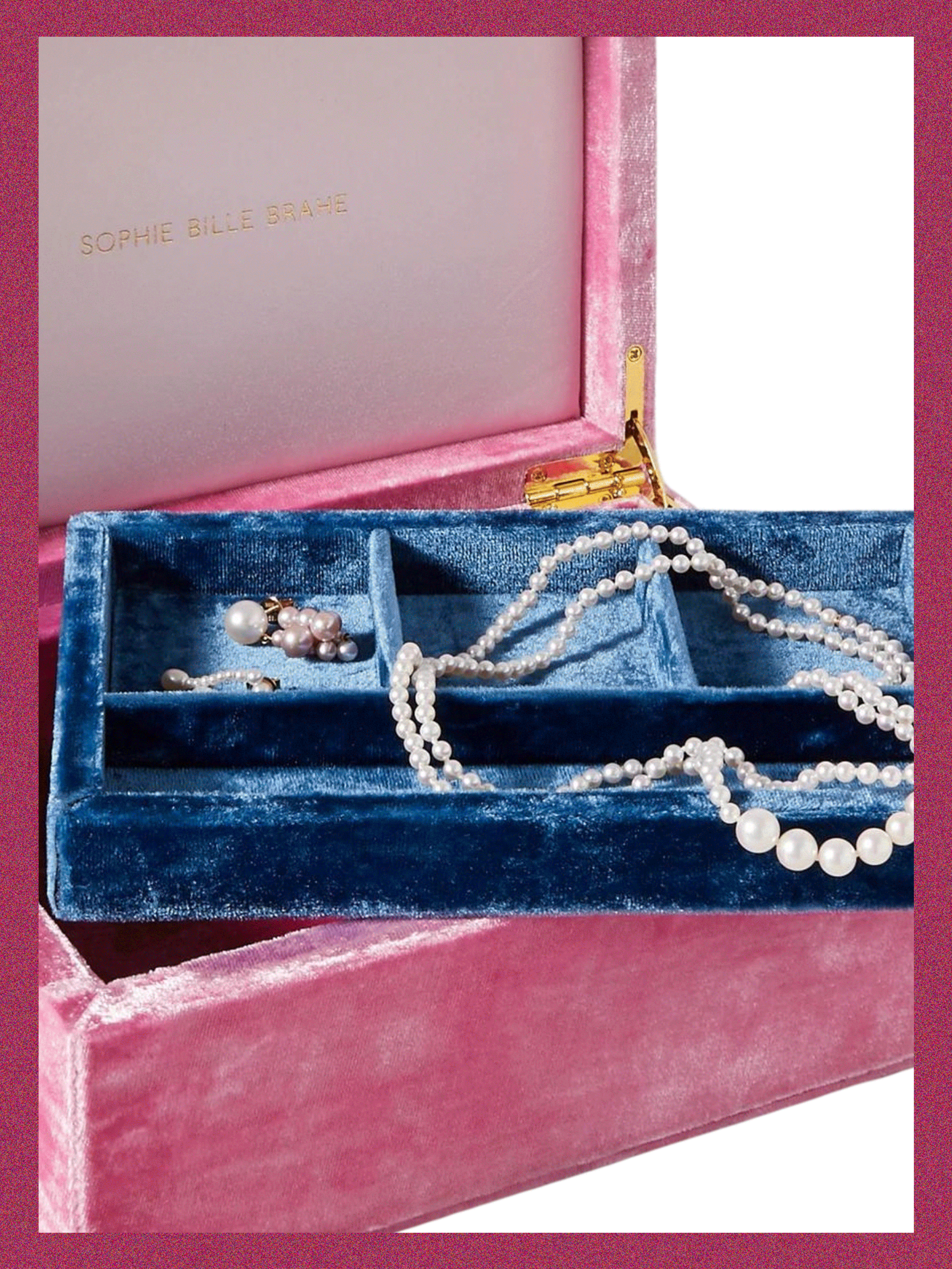 Luxury Necklace & Chain Box with Velvet Lining